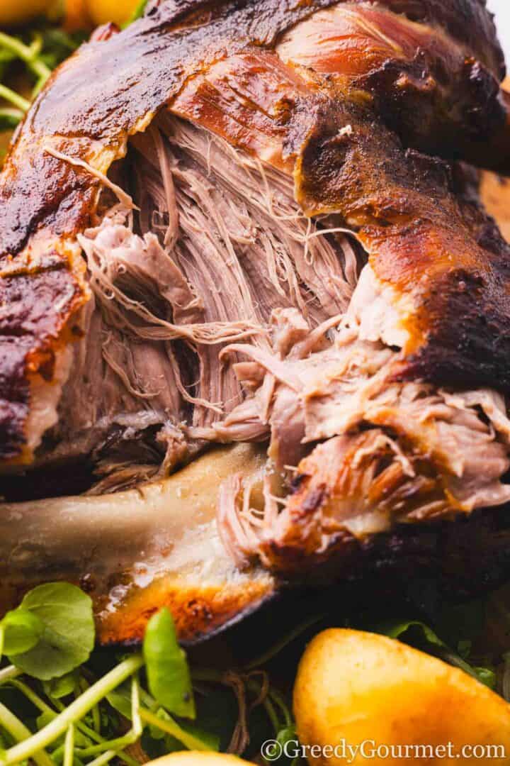 slow roast lamb shoulder.