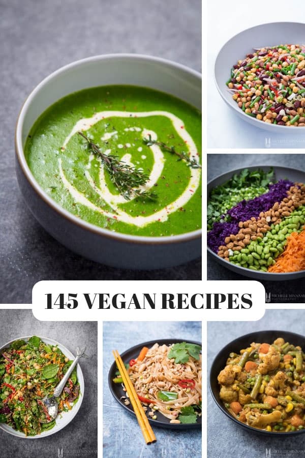 This is 145 of the best vegan recipes, you will find appetizer, main courses, cocktails and desserts! 