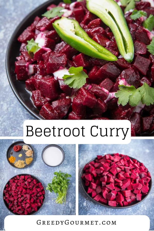Make this tasty vegan beetroot curry with simple easy-to-follow directions. The best part is the beetroot curry uses ayurvedic spices and coconut milk. 
