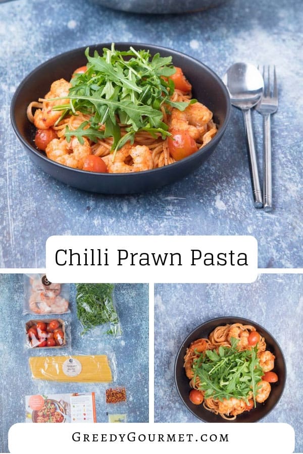 A simple chilli prawn pasta recipe that combines prawns with spaghetti and a hearty sauce. Topped with fresh rocket salad. Use any type of Italian pasta. 
