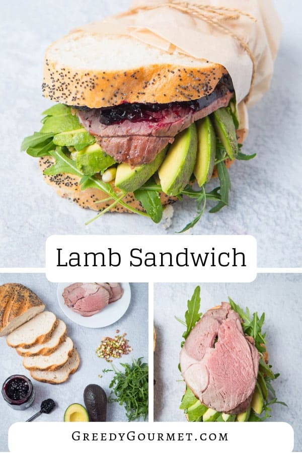 If you've made roast lamb but don't know what to do with the leftovers, then make this easy leftover lamb sandwich recipe. This sandwich is next-level!