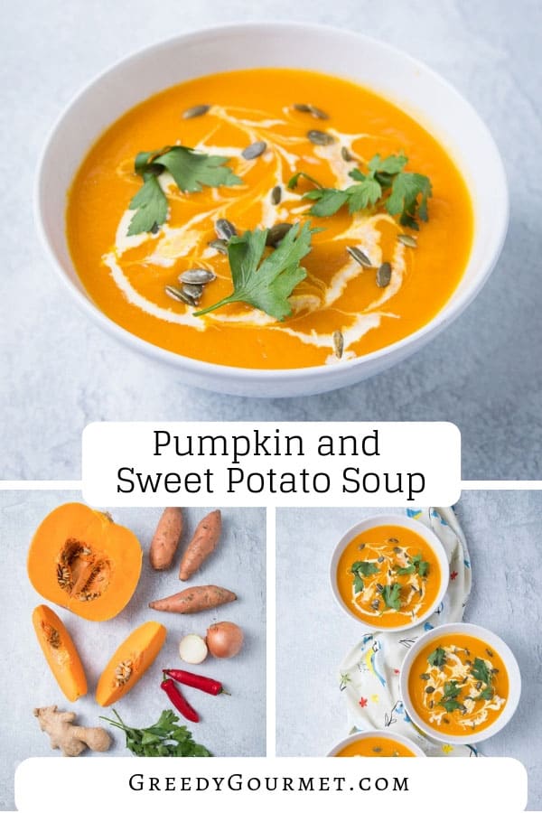 Make this pumpkin and sweet potato soup in just a few steps and master this ultimate vegan soup recipe. Use any type of pumpkin, spice it up and enjoy! 