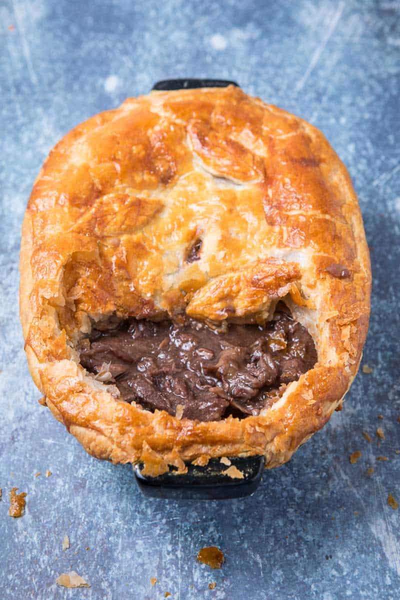 Game Pie - Uses Mushrooms, Port & Game Meat For The Ultimate Game Pie