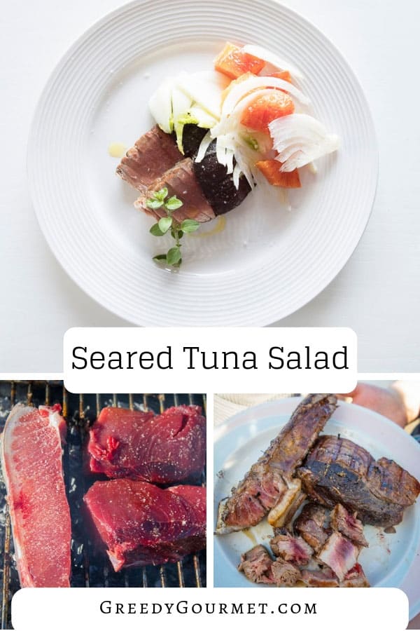 Replicate this easy seared tuna salad recipe at home and serve your family a healthy gourmet meal. Enjoy cooking with fresh tuna & make the salad your own. 