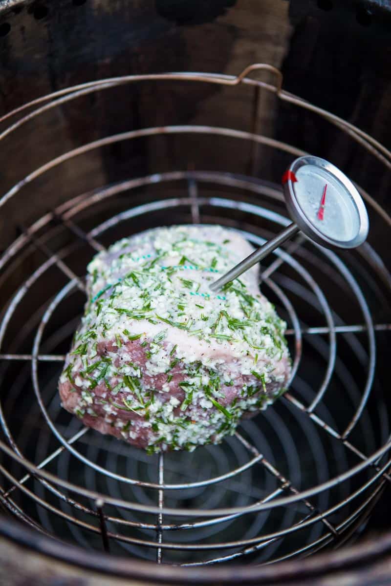 Lamb covered in a cream sauce and parsley