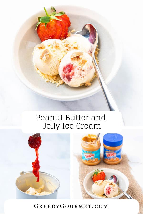 Don't miss out on this incredible silky peanut butter and jelly ice cream recipe. It's extremely tasty and easy to make. Pairs well with other recipes too. 