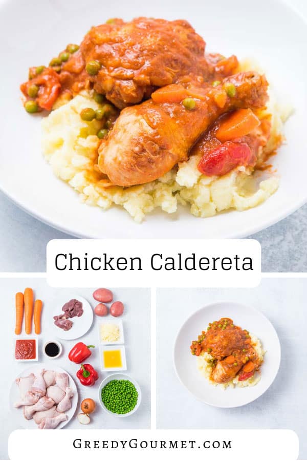 A plate of chicken caldereta