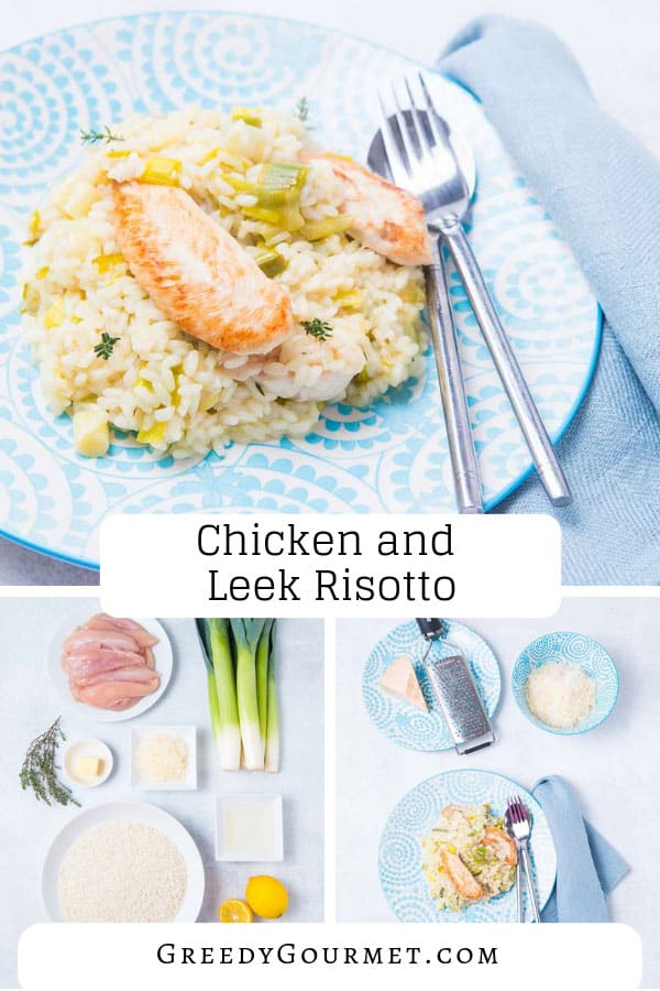 This chicken and leek risotto is a beautiful reminder of how delightful Italian cuisine is. Master the basic risotto and you too can replicate this recipe! 