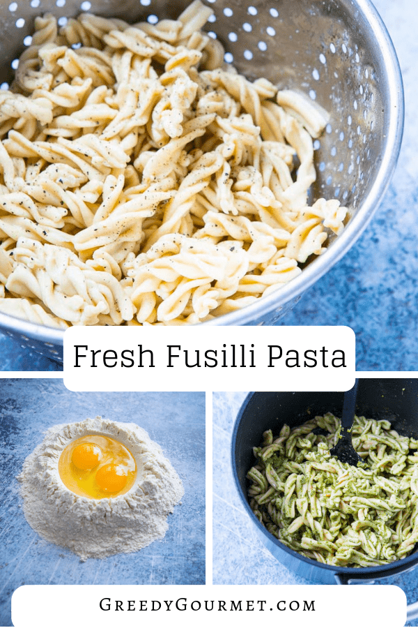 Fresh Fusilli Pasta - Learn How To Make And Cook Fusilli Pasta. It's Easy!