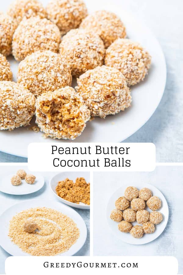 These peanut butter coconut balls are just what you need to make you last the day. These protein and energy balls call for oats, peanut butter and coconut.