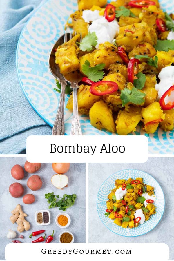 a plate of bombay aloo 