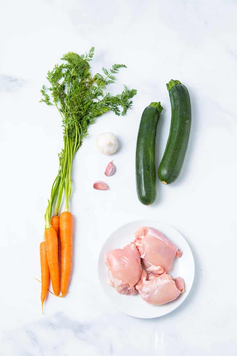 Ingredients to make Chicken Rissoles