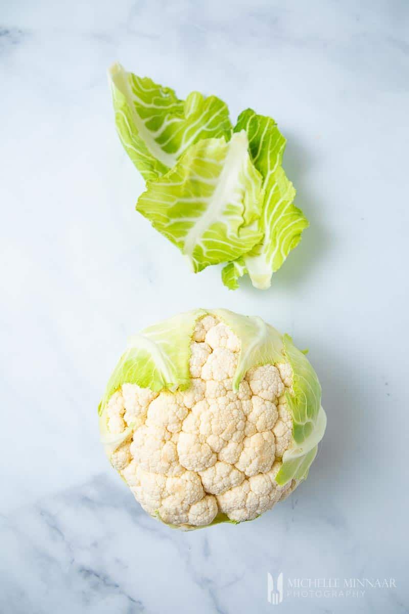 Raw Cauliflower Head