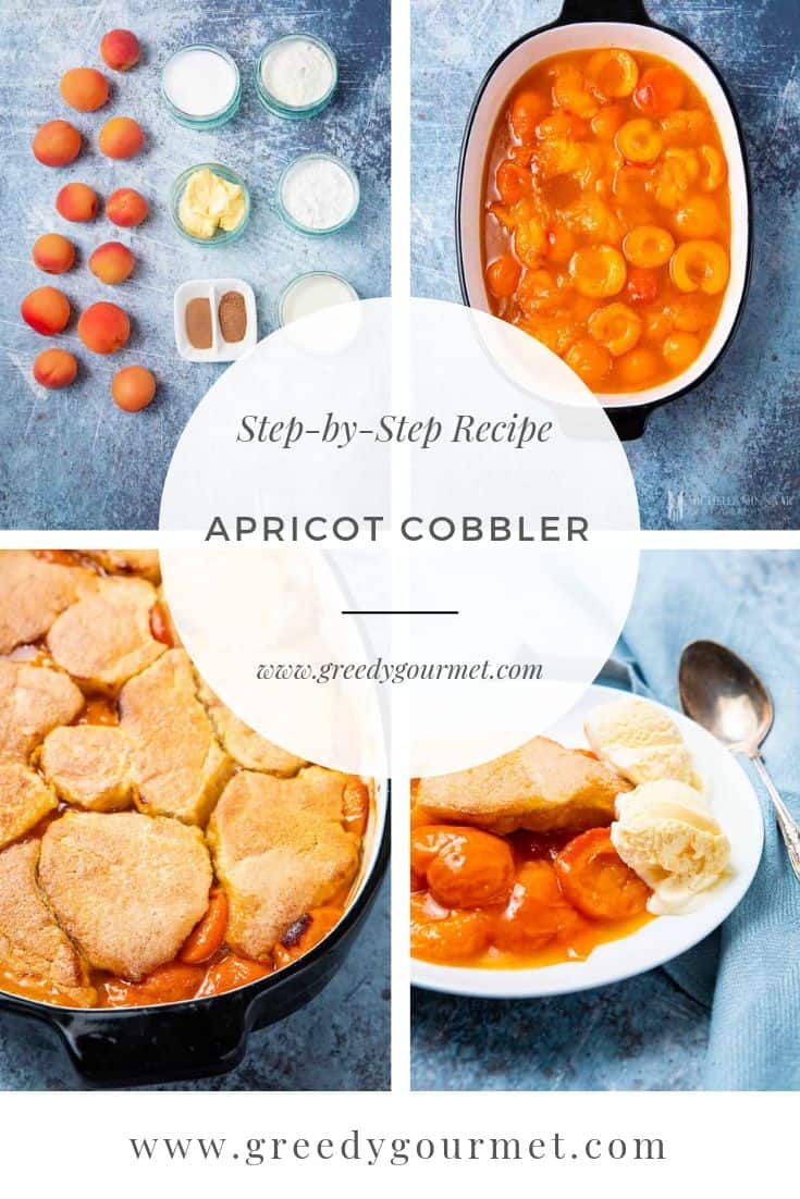How to make an apricot cobbler
