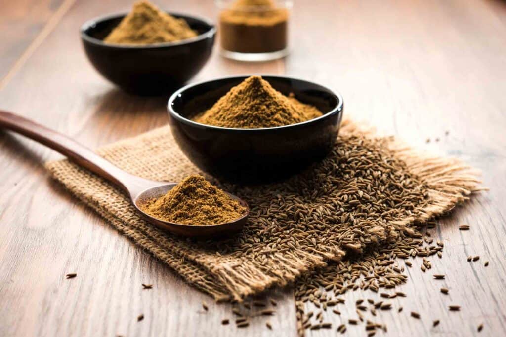 Brown cumin powder