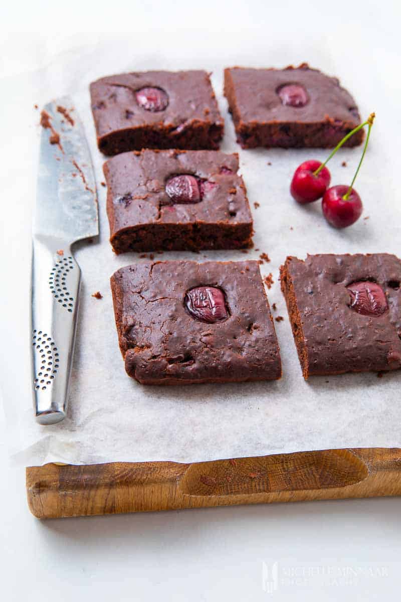 Cherry brownies.