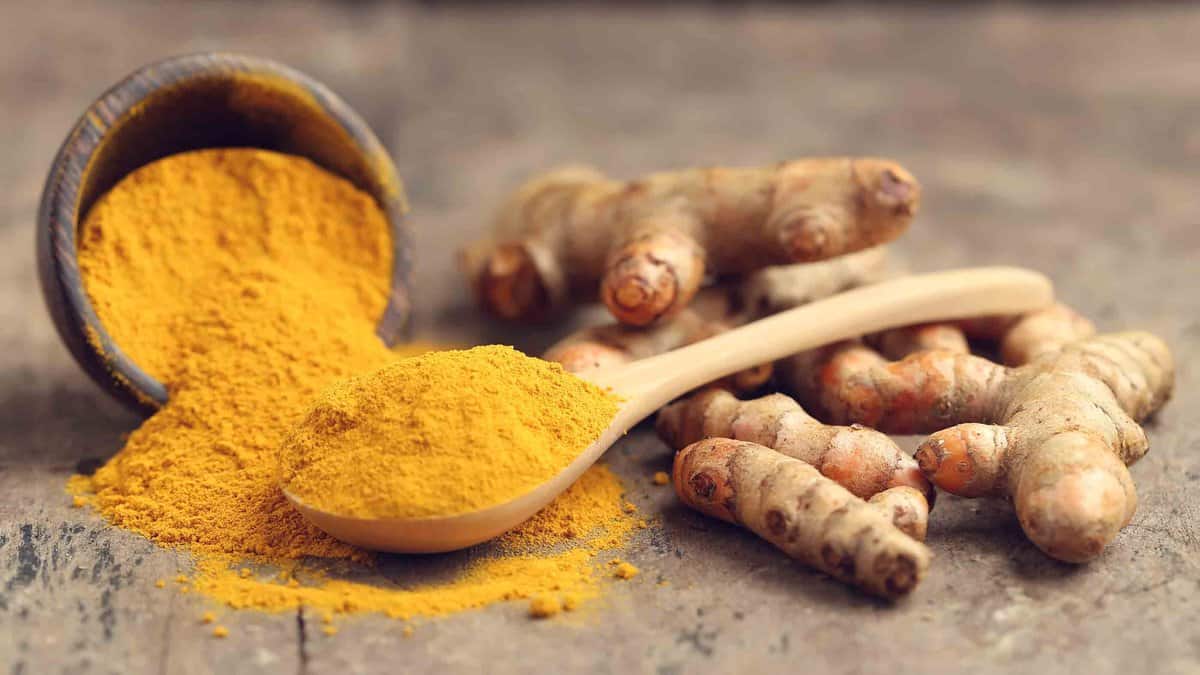 Turmeric root and powder