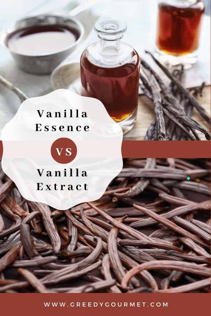 vanilla essence vs vanilla extract