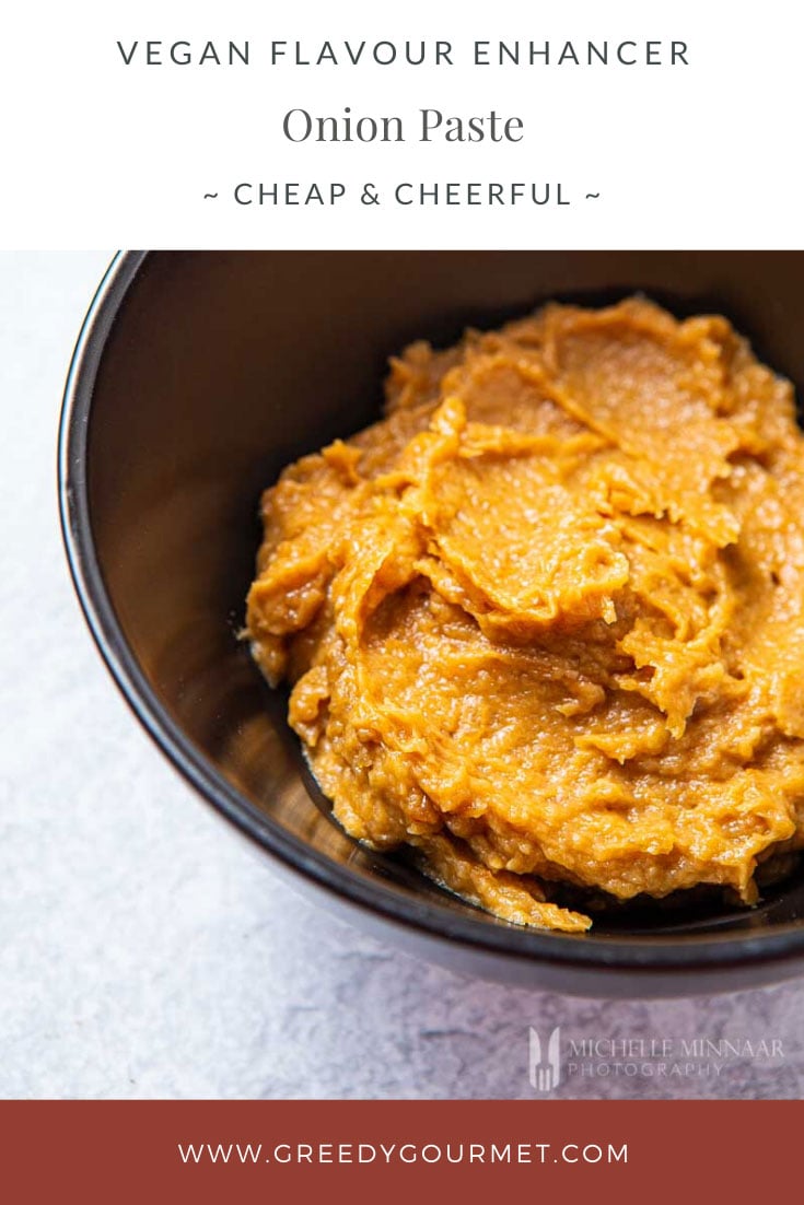 Bowl of orange onion paste
