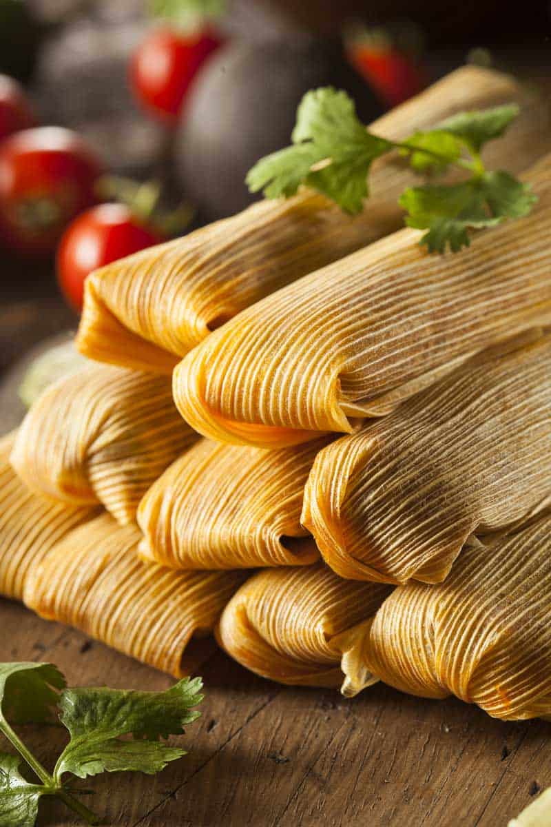 Stack of Tamales