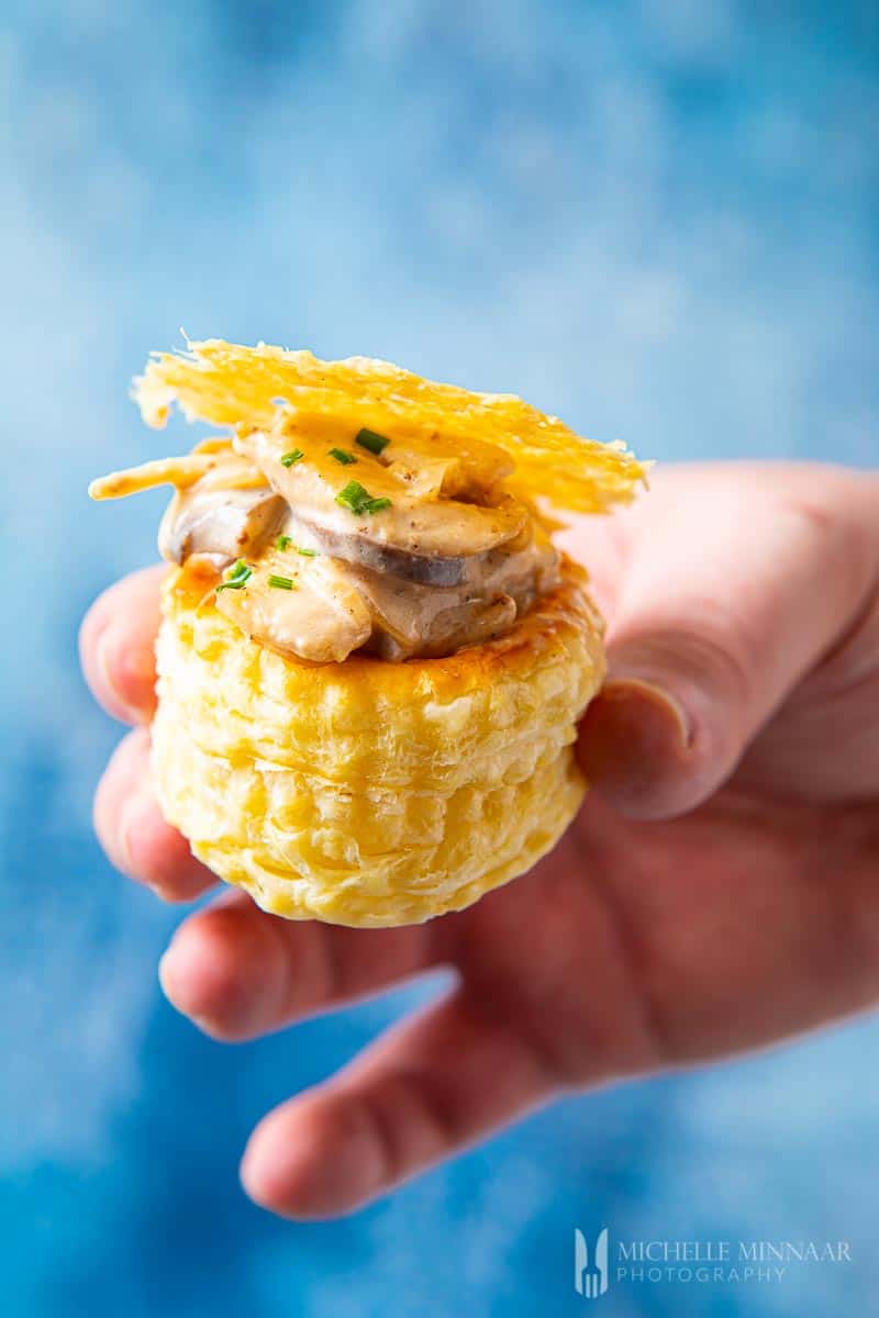 Chicken And Mushroom Vol Au Vents - Gourmet Starters With A Rich Flavour