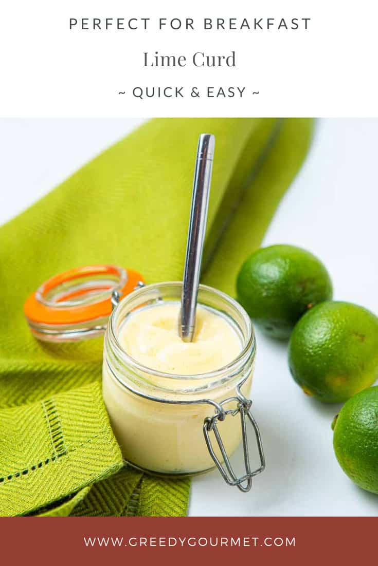 Glass Jar of Lime Curd.