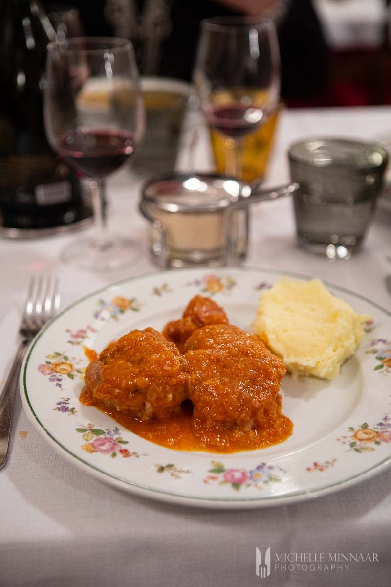 Ossobuco with mashed potatoes