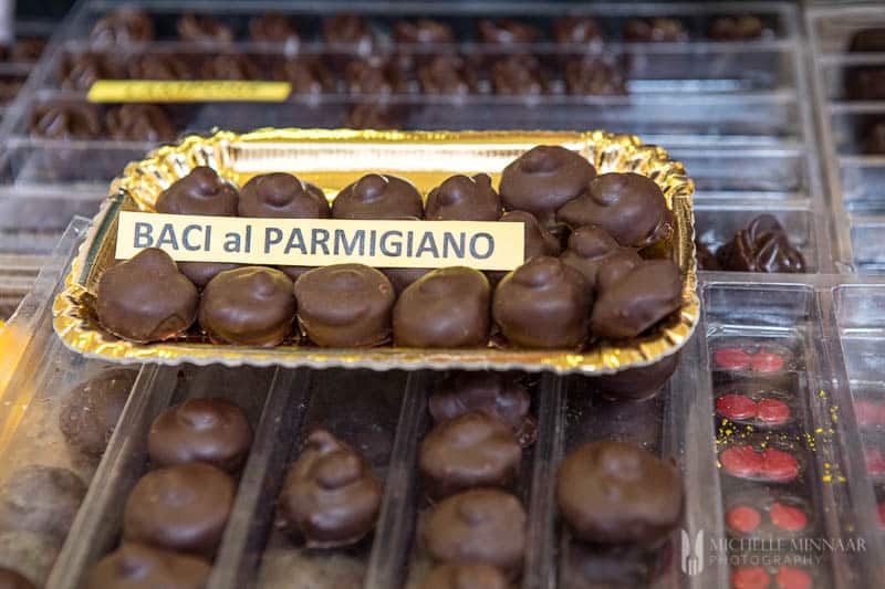 Parmigiano chocolates