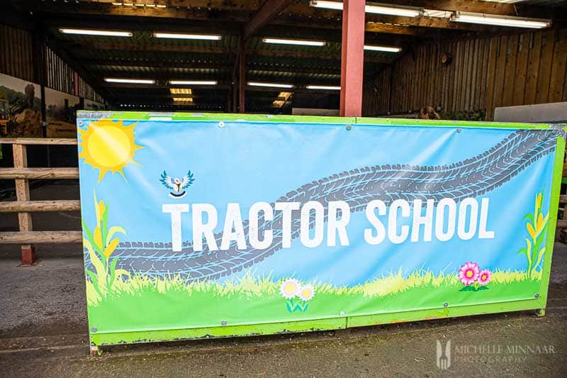 Tractor school banner