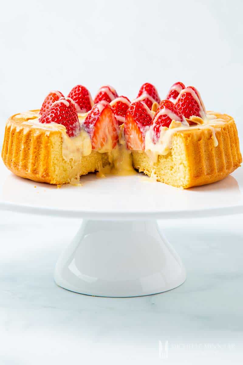 Strawberry Flan