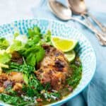 Bowl of hawaiian Oxtail soup