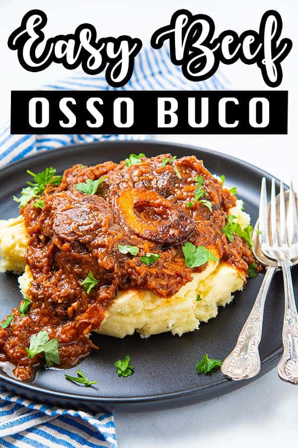 Beef ossobuco is an Italian stew from the region of Lombardy. Prepare yourself for the most tender meat you've ever had using bone marrow. #howtomakeossobuco #bestossobuccorecipe #beefrecipes #ossobucco