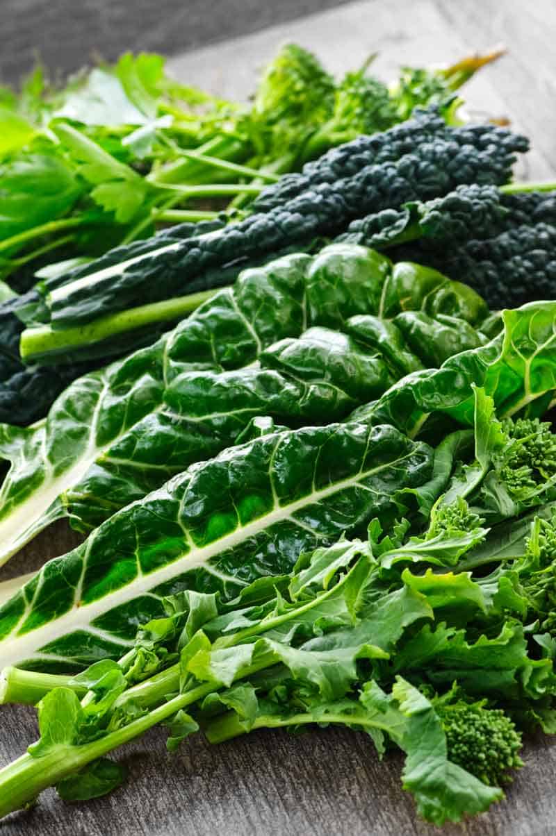 Green swiss chard to be used as a bok choy substitute