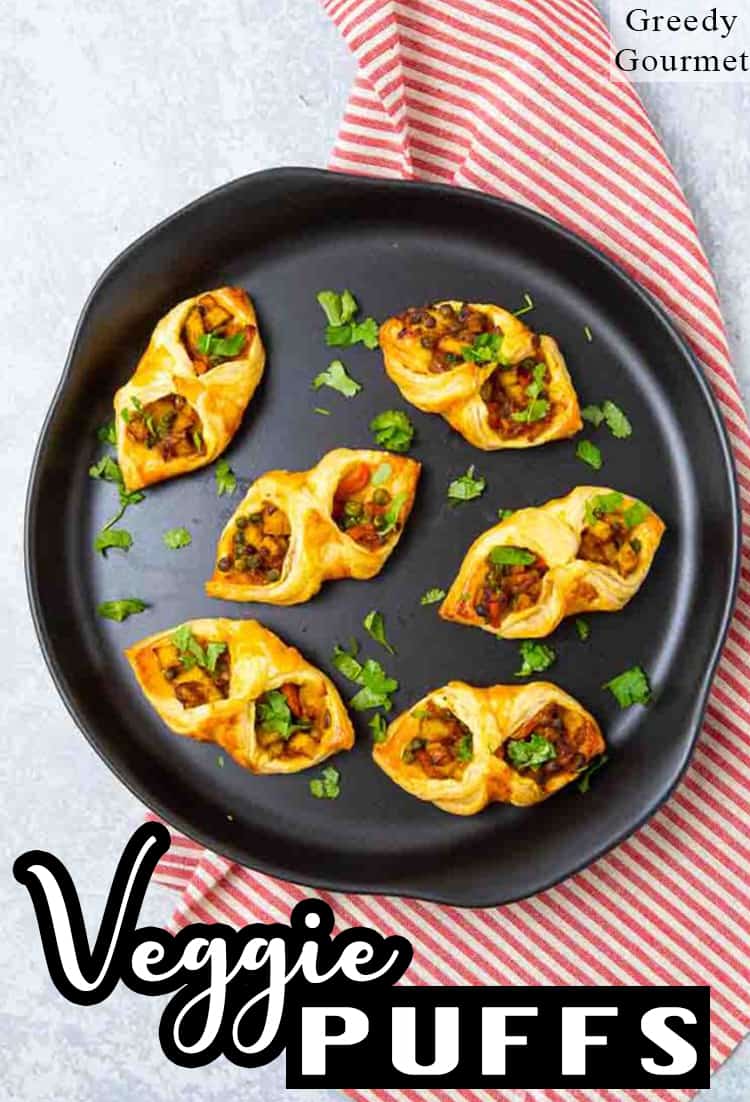 Veggie Puffs - A Vegan Indian Snack