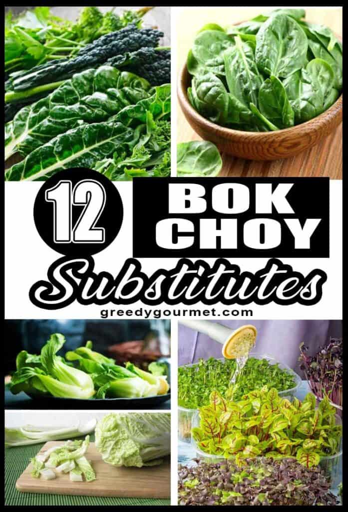 Bok Choy Substitute The Top Seven Bok Choy Alternatives Greedy Gourmet