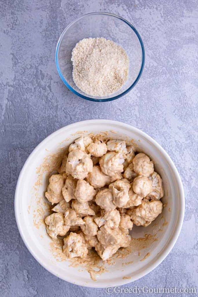 crumbled cauliflower