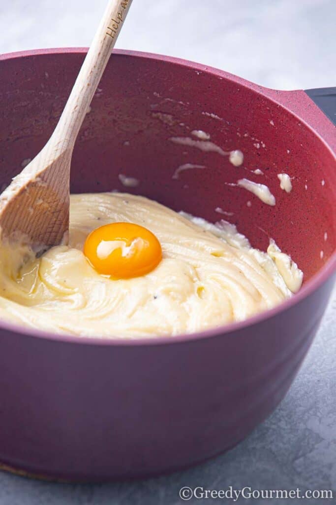 Egg yolk & butter mixed