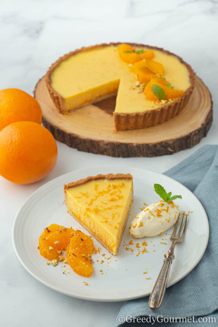 Slice of Orange Tart