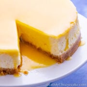 baked limoncello cheesecake.