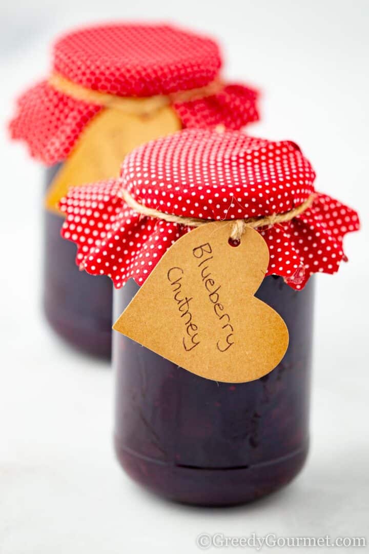 Blueberry chutney