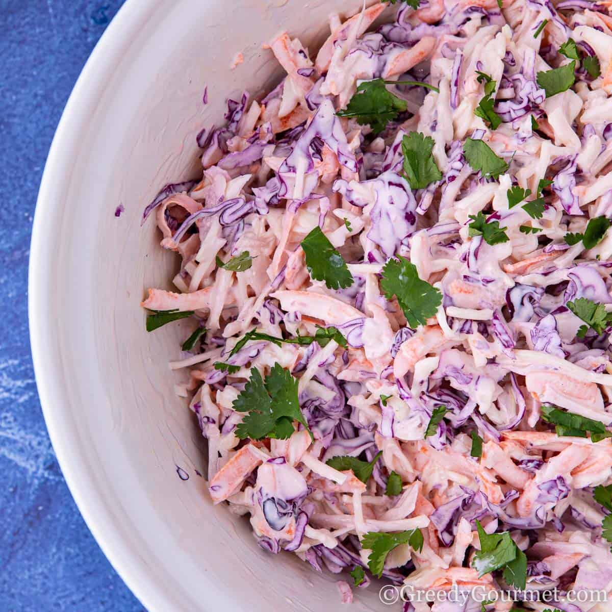 Fresh bowl of a barbeque salad