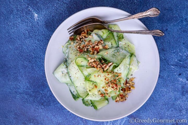 Cucumber Ribbon Salad
