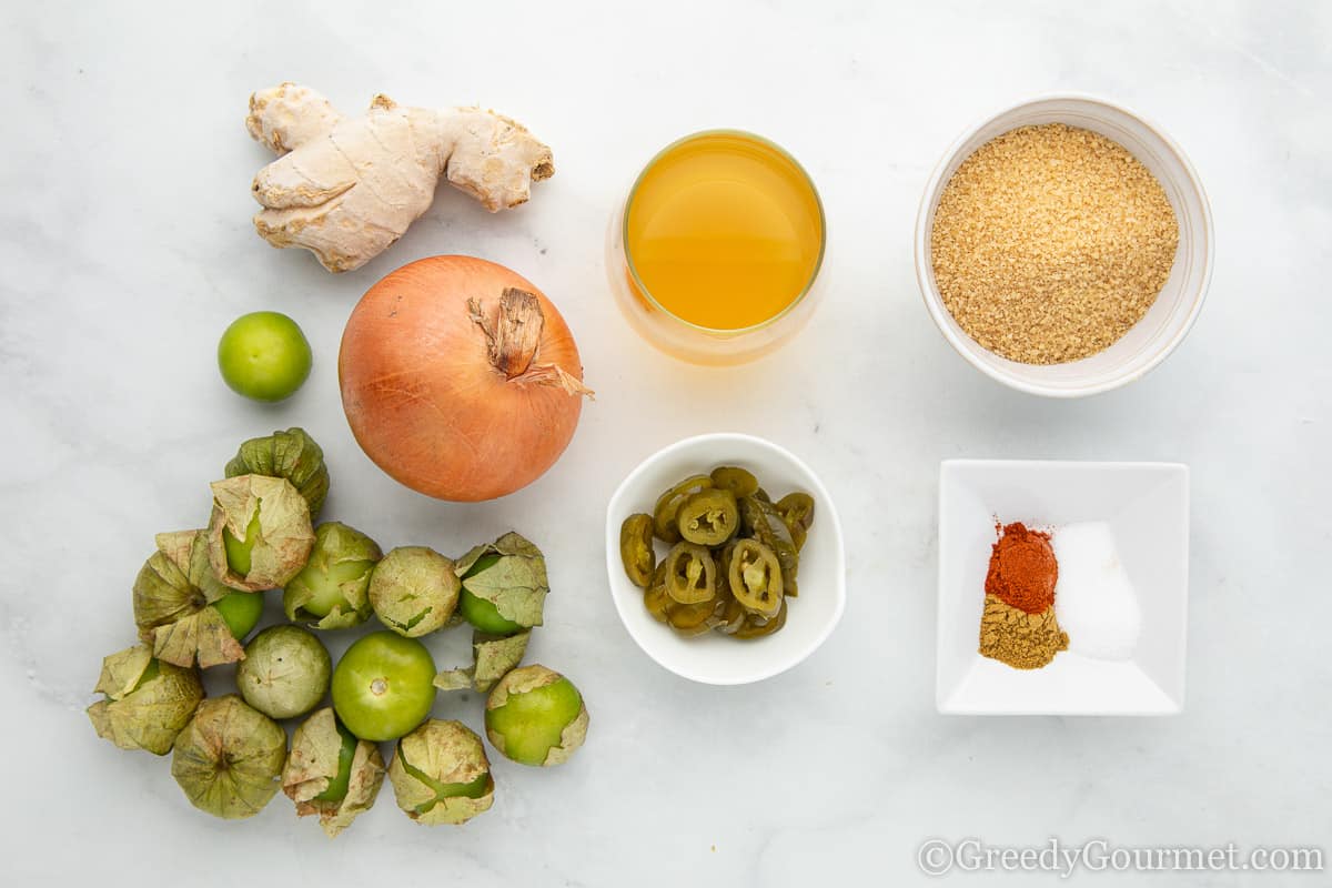 Tomatillo Chutney Greedy Gourmet