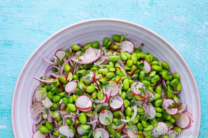 Garlicky Sesame Edamame Salad - Rainbow Plant Life