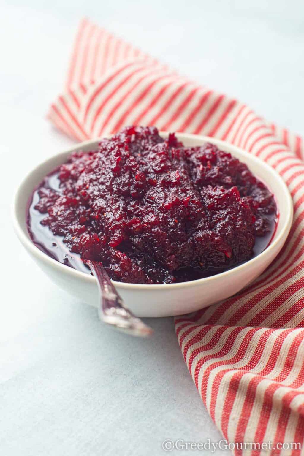 Dried Cranberry Sauce Perfect For Turkey Greedy Gourmet