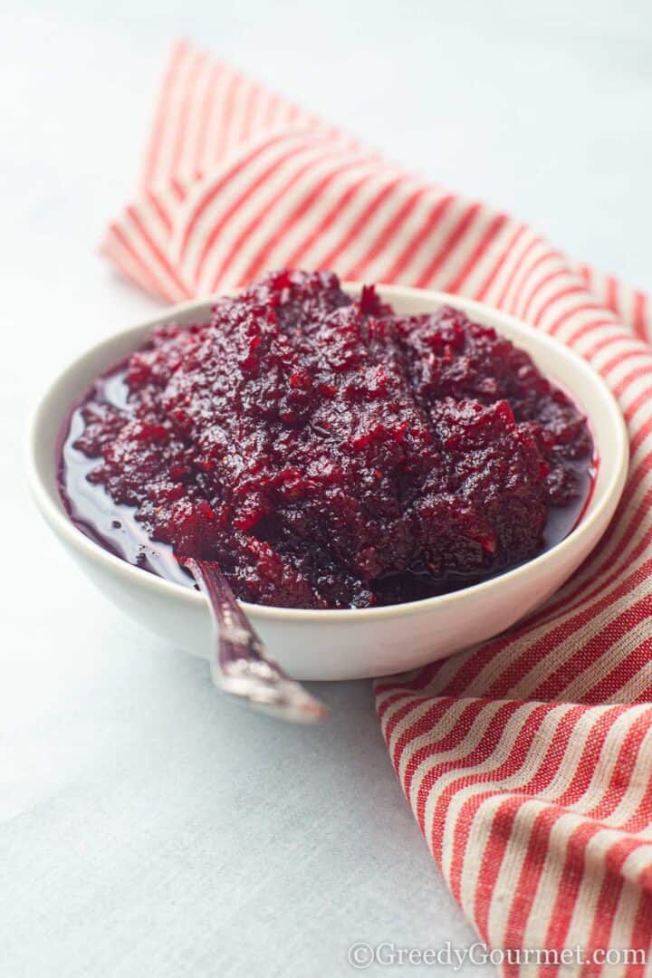 Dried Cranberry Sauce