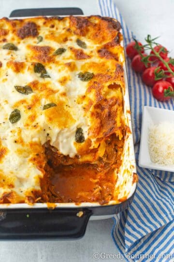 Leftover Turkey Lasagna | Greedy Gourmet