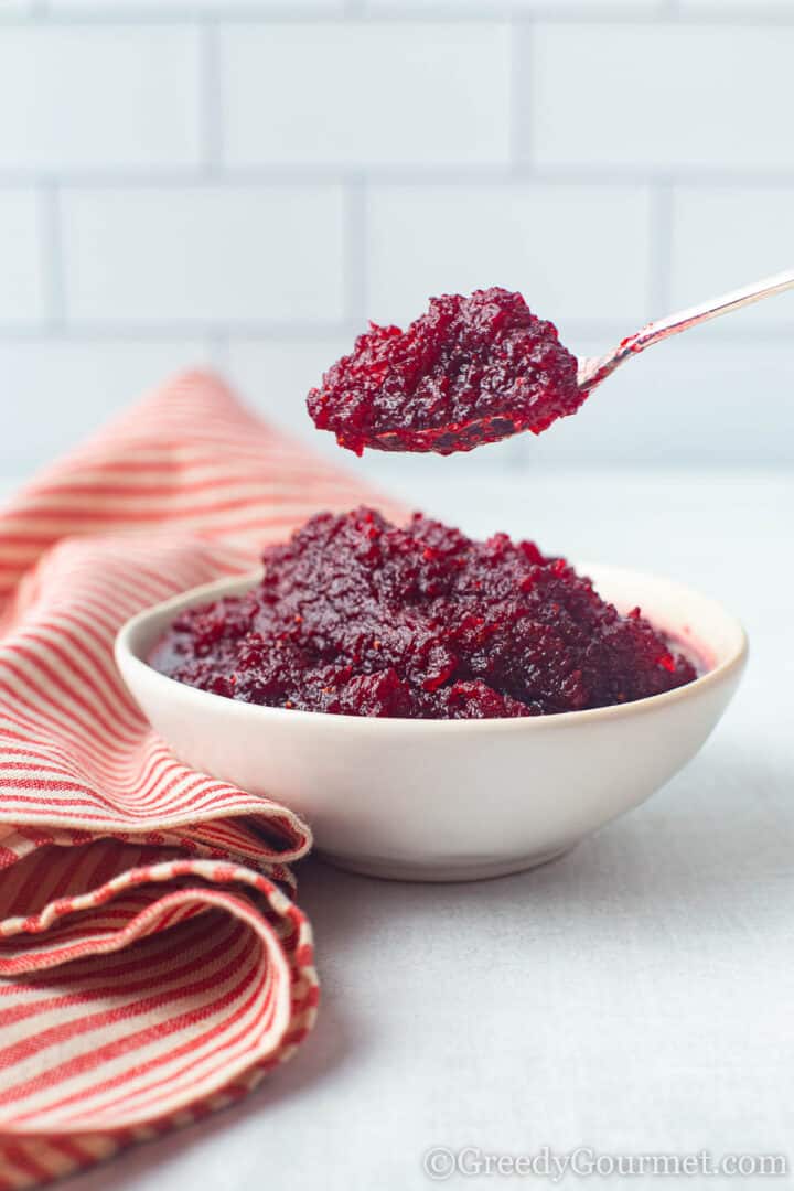 Cranberry sauce