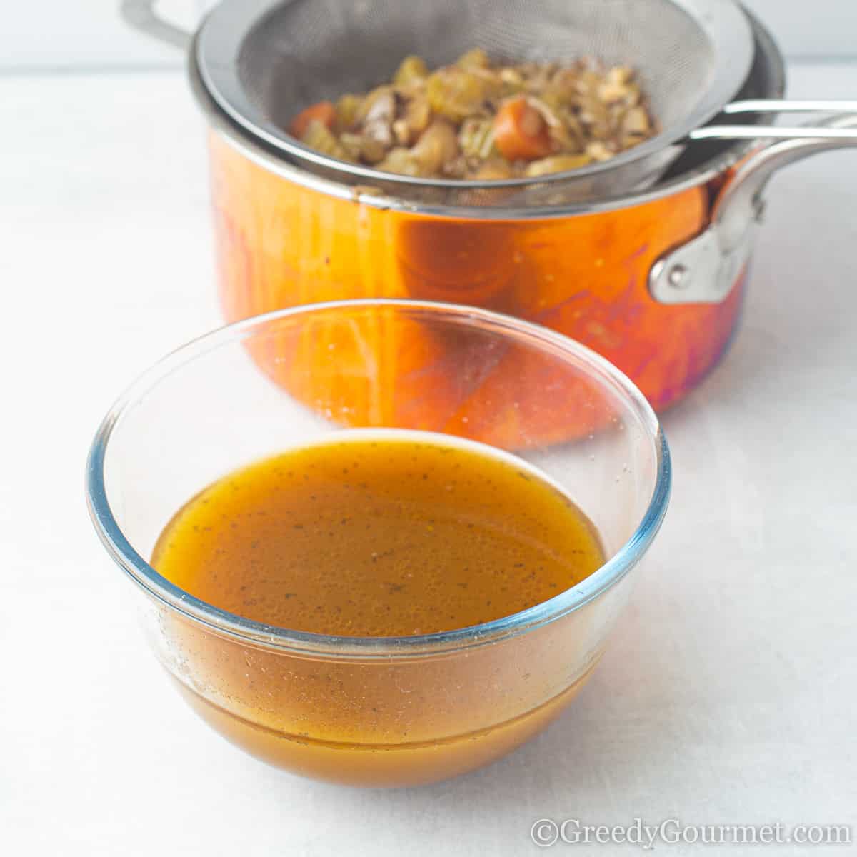 Turkey Giblet Broth For Soup And Gravy Greedy Gourmet