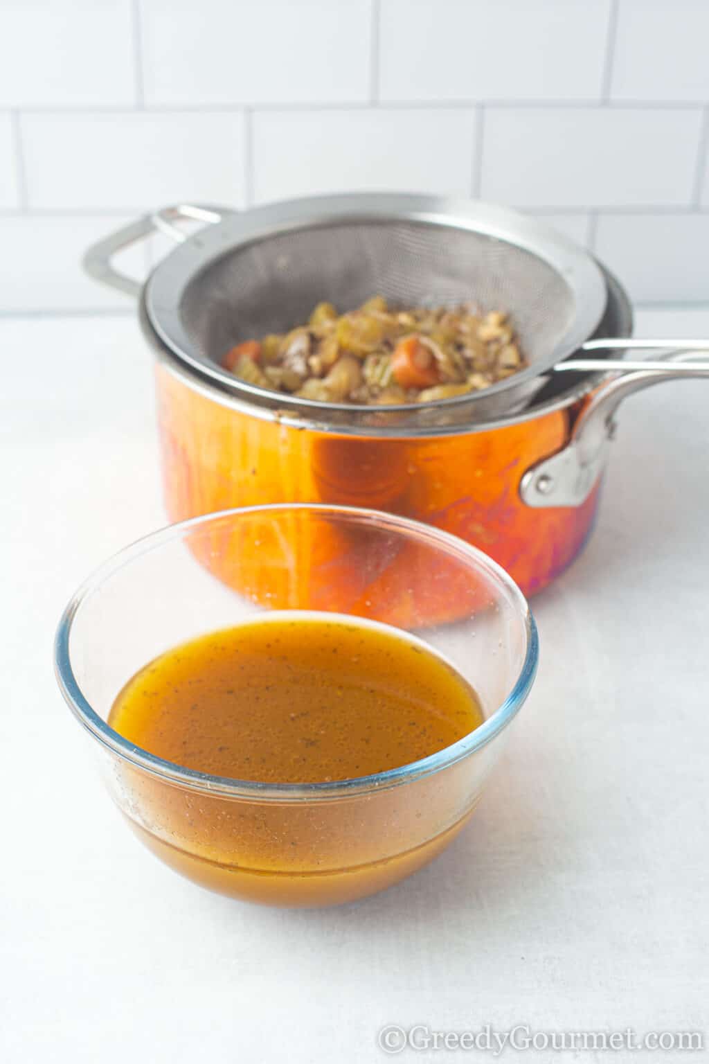 Turkey Giblet Broth For Soup And Gravy Greedy Gourmet